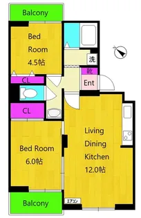 メゾン21【1階】の間取り