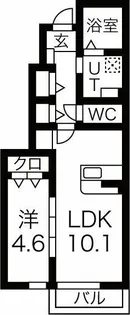 ソワサントゥカンズ【1階】の間取り