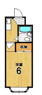 サンコーポハットリ【4階】の間取り