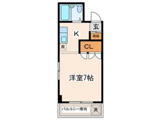 タウンハイツ鴨居【3階】の間取り