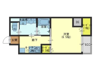 クィーンライフ玉津【4階】の間取り