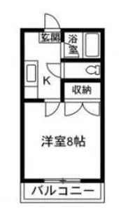 タムラハイツB棟【2階】の間取り