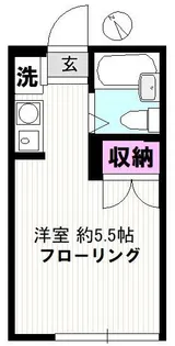 コーポ東六郷【2階】の間取り