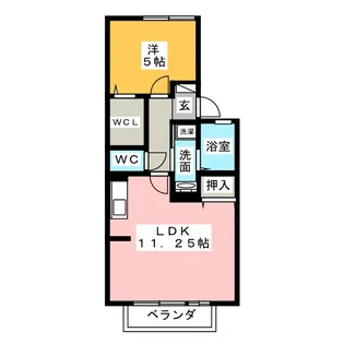エイトメダリア【1階】の間取り