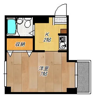 コーポラス松慶【3階】の間取り