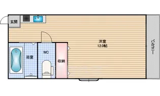 タイホウハイツ敷津1番館【3階】の間取り