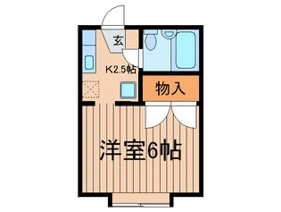 グリ-ンハイツ【2階】の間取り