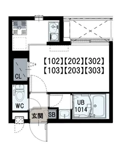 IXO戸田公園【2階】の間取り