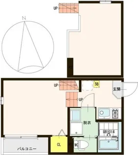 ドエルドルテ【1階】の間取り