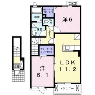 TM ビレッジIII【2階】の間取り