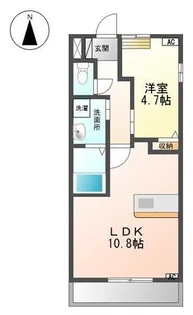 パンプキンフィールド【1階】の間取り