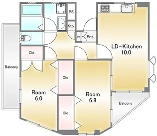 和田ビル【3階】の間取り