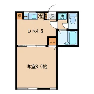 メゾンサクラ【2階】の間取り