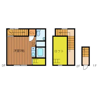 フラットKの間取り
