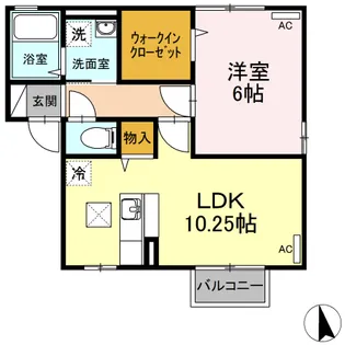 セントシオン【1階】の間取り