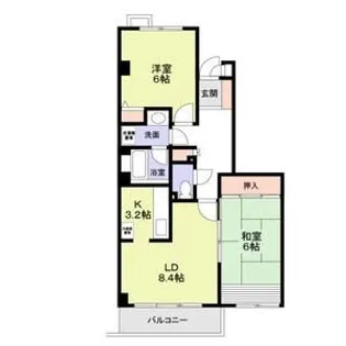 コスモリード三軒茶屋【3階】の間取り