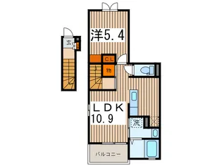 ニューグランドール【2階】の間取り