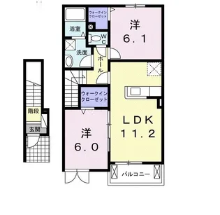 メゾン大地【2階】の間取り