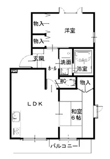 プリンス丸子B【1階】の間取り