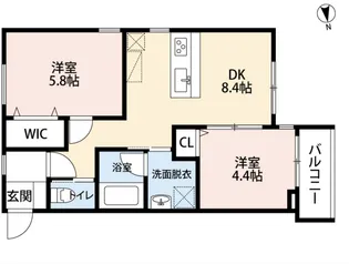 MIRAISM五日市【1階】の間取り
