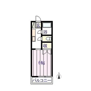 メゾンキタバラ第2【1階】の間取り