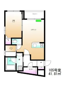 ALLURE武蔵小山【4階】の間取り