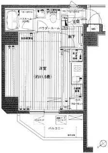 LA.スイート上野【7階】の間取り