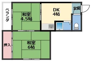 浜町ハイツ【3階】の間取り