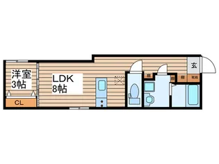 Amirl Premier Otobashi【3階】の間取り