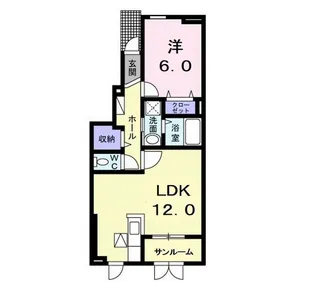 アリエッタ【1階】の間取り
