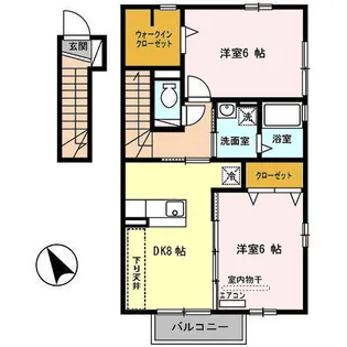 Marble I【2階】の間取り