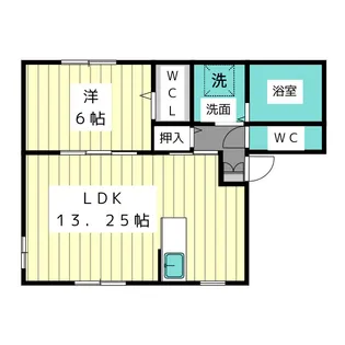 リシェス【2階】の間取り