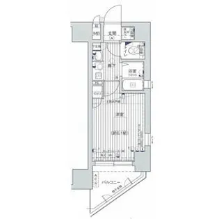 エステムコート御所南II【2階】の間取り