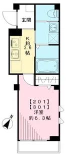 PLAT RIZIERE【2階】の間取り