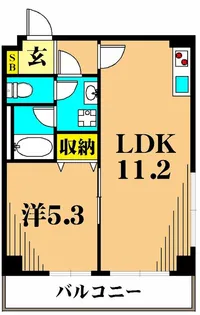 メーゾン俊2nd【5階】の間取り