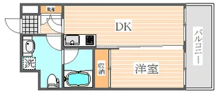 ルネッサンス21博多【5階】の間取り