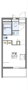 レオパレスア・ラ・モード【3階】の間取り