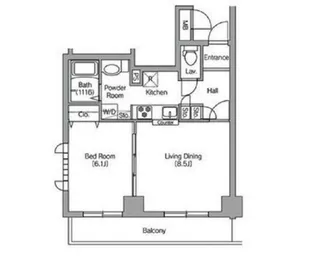 エスペランサ板橋II【3階】の間取り