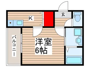 仮)ラウレア大袋【1階】の間取り