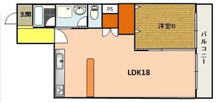 マンション辻田【1階】の間取り
