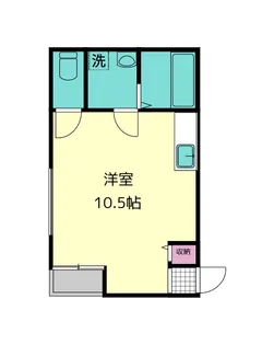 北和通商ビル【4階】の間取り