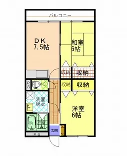 アドニスガーデン【2階】の間取り