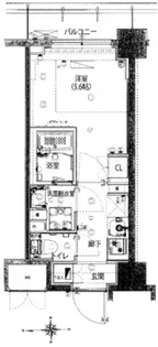 ハーモニーレジデンス武蔵小杉#002【1階】の間取り