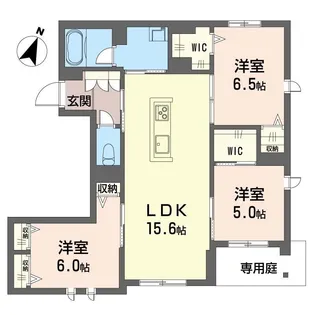 クレアトゥール アネックス【1階】の間取り