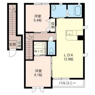 CHIHIRO HOUSE C【2階】の間取り