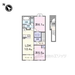 ヴァンヴェール彦根RS【2階】の間取り
