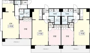 エリューディ船橋本町【3階】の間取り