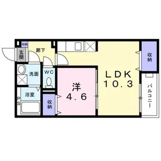 ALEGRIA藤井寺【3階】の間取り