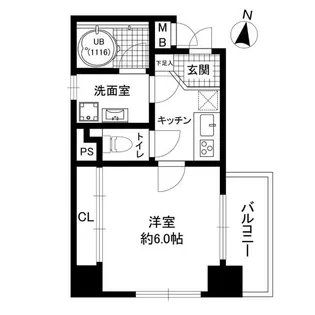 プリオール・オオフチ【7階】の間取り