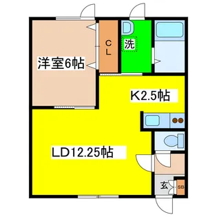 ケイズステーブル【1階】の間取り